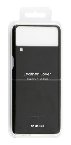 Case Samsung Leather Cover Para Galaxy Z Flip 3 Flip3 
