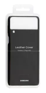 Case Samsung Leather Cover Para Galaxy Z Flip 3 Flip3
