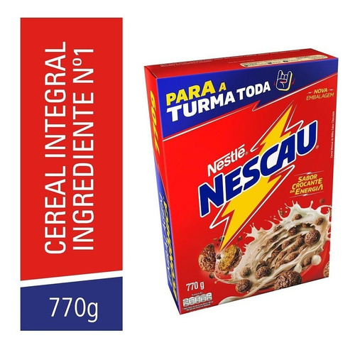 Kit 3 Cereais Nescau Ball 770g Cada Nestle C/ Nota Fiscal