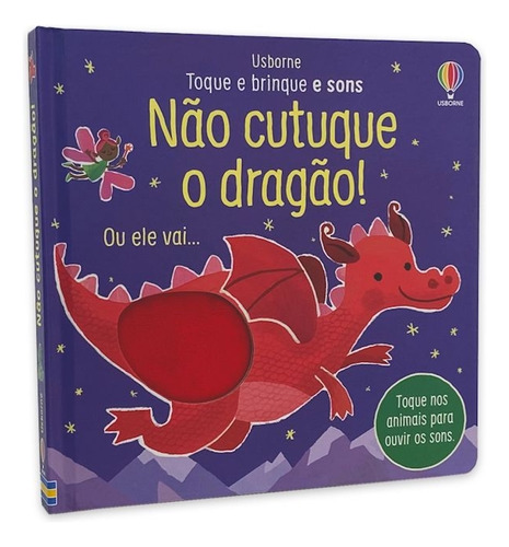 Não Cutuque O Dragão!: Toque E Brinque E Sons, De Sam Taplin. Editora Usborne, Capa Dura, Edição 1 Em Português, 2023