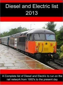Diesel And Electric List 2013 - R Sturgess (paperback)