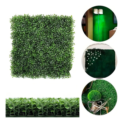 12 Placa De Grama Buchinho 40x60 Jardim Vertical Artificial Triboshop