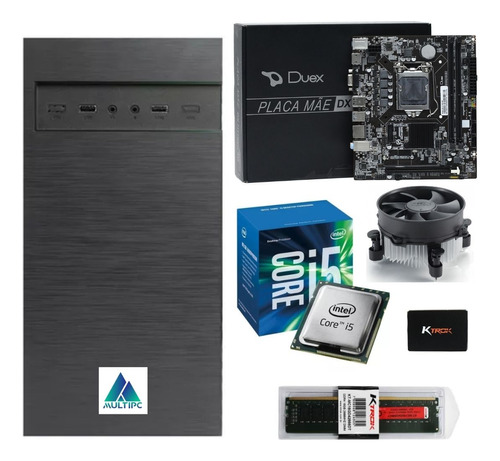 Computador Pc I5 16gb Ddr4 480 Ssd 6°geração Win10 Pro