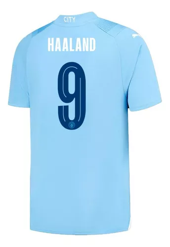 Camiseta Home Manchester City 2023-2024 + HAALAND #9