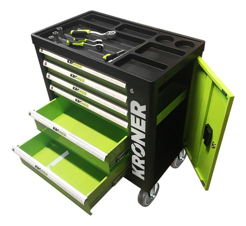 Imagen 1 de 2 de Carro Gabinete Porta Herramientas Kroner 170 Piezas Premiun