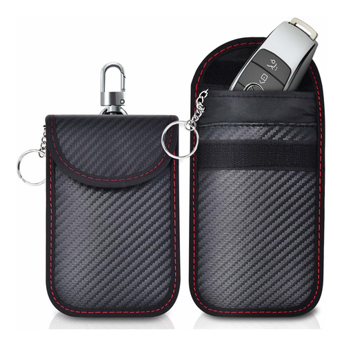 2 Mini Faraday Bolsa Rfid Para Llave Vehiculo