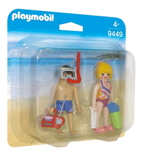 Playmobil Pack Duo 9449 - Pareja En La Playa - Intek Orig
