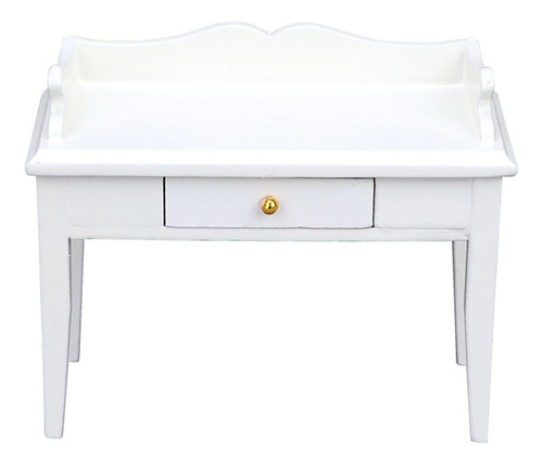 Nuevo 1/12 Dollhouse Desk Mini Muebles De Madera For El