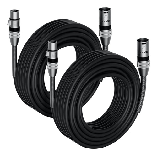 Paquete De 2 Cables De Iluminacion De Escenario Dmx A Dmx De