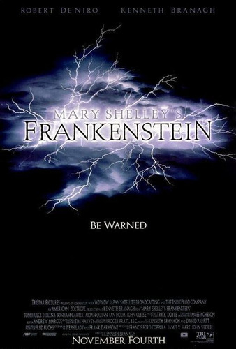 Frankenstein Robert De Niro Mary Shelley Terror Vhs Sin Caja
