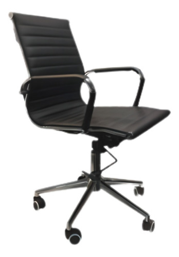 Silla Sillon Oficina Chrome Blanco Aluminium F80 Tisera