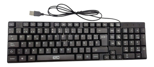 Teclado Usb Gtc Pc Notebook En Español - Alpha S.i.