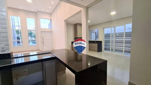 Imagem 1 de 30 de Casa Térrea 3 Quartos Com Escritório Condomínio Reserva Real Paulínia S.p. - Ca2252