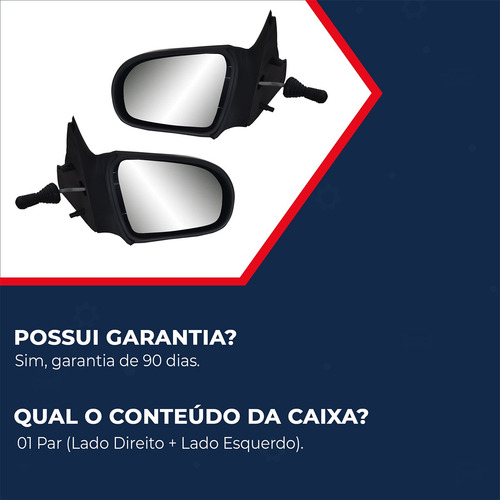 Par Retrovisor Classic Com Controle 10 09 08 09 07 A 01 00