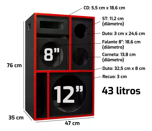 Caixa Bob TOP - Projetos de som automotivo e caixas Bob.