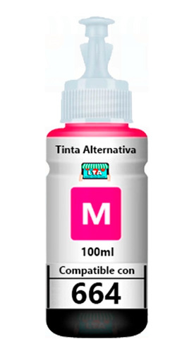 Botella Tinta Magenta Alternativa Compatible Con L606