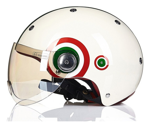Beon-casco De Media ,capacete Vintage Para Motocross