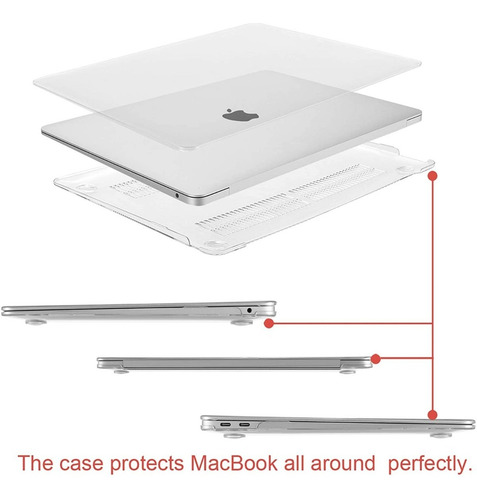 Imagen 7 de 9 de Carcasa Mosiso Macbook Air 13 2020/19/18 A2337 A2179 A1932