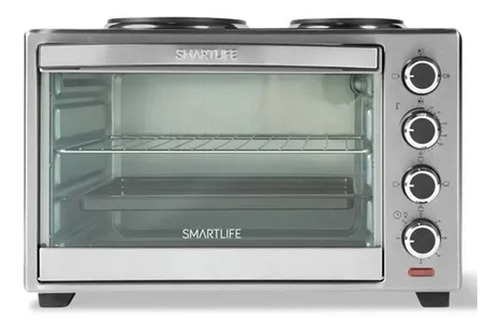 Horno de mesa eléctrico Smartlife SL-EO48SP 48L negro/gris 220V-240V