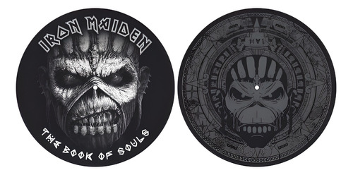 2 Slipmat Alfombra Tornamesa Iron Maiden The Book Of Souls 