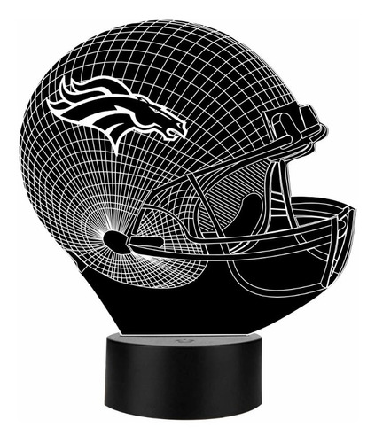 Lámpara De Casco Broncos Denver Art12651