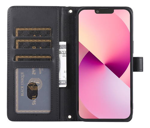 Funda Para Samsung Galaxy A15, A06 Y A16, Tarjetero Con Cremallera, Bolso, Elegante Funda Tipo Cartera