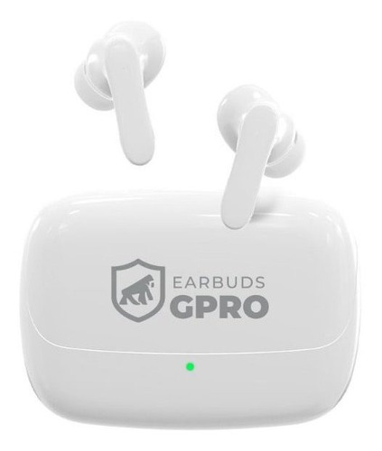 Fone De Ouvido Bluetooth Sem Fio Gpro Air Compatível iPhone Cor Branco Cor da luz Verde-escuro