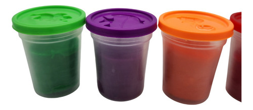Set De Masas Caja Grande 6 Colores 12 Unidades Plasticina