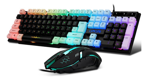 Combo De Teclado Y Mouse Para Juegos, Cable Usb De 104 Tecla