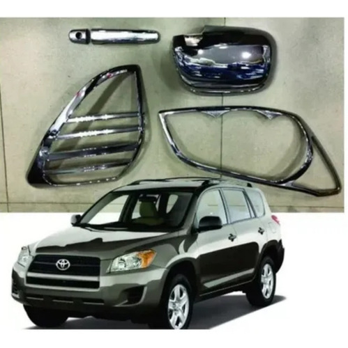 Kit Accesorios Cromados Toyota Rav4 2006 - 2013, 15 Piezas