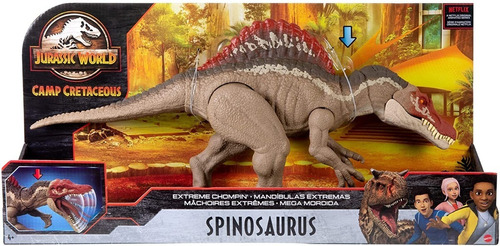 Figura De Acción Jurassic World Spinosaurus Extreme Chompin 