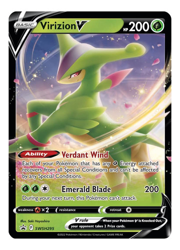 Pokemon Tcg: Caja Virizion V