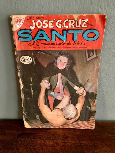 Cómic Antiguo Santo Ediciones José G Cruz #786 Año 1975 !