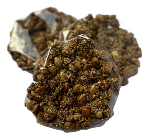 9 Palanquetas De Ajonjolí Mezclado Con Cacahuate Y Pepita