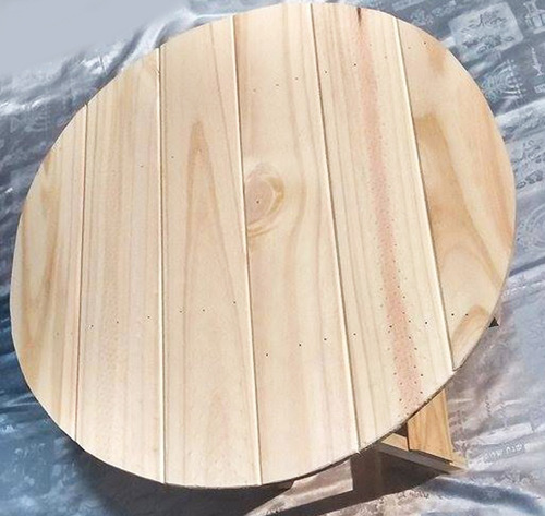 Imagen 3 de 8 de Mesa Ratona Plegable Redonda Y Cuadrada