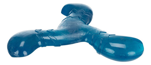 Juguete Para Perros Bungee Boomerang Flexible Trixie Triplex Tpr 17 Cm Color Azul