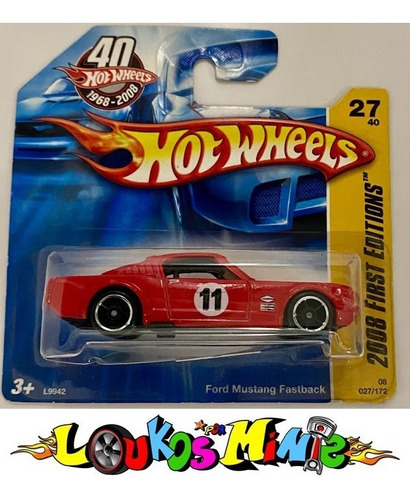 Hot Wheels Ford Mustang Fastback 2008 First Editions 027/172