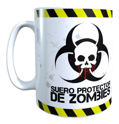 Taza Diseño Suero Protector De Zombies,  Imagen Alta Calidad