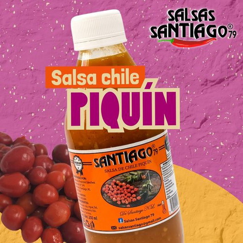 Salsa De Chile Piquin Santiago N.l. ( Pack 3 )