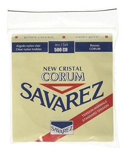 Savarez Cuerdas 500 Cr Vidrio Corum Cadena Set Para Guitarra