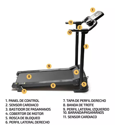 Cinta de Correr Caminadora Eléctrica 10k R120