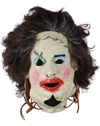 Máscara Masacre En Texas Pretty Woman Leatherface Halloween Color Multicolor