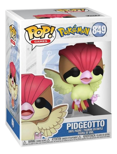 Funko Pop! Games Pokemon S8 - Pidgeotto #849
