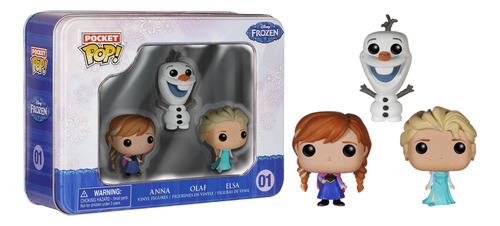 Funko Pocket Pop Frozen Anna, Elsa Y Olaf #01  Eternia Store