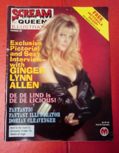 Scream Queen Illustrated Erotica Magazine Revista 1998