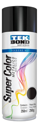 Spray Tekbond Preto Metalico 350ml   23321006900