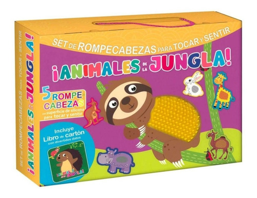 Libro Y Rompecabezas ¡animales De La Jungla! Lexus