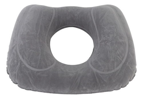 Zn Cojín Inflable Portátil For Silla Con Respaldo De Felpa