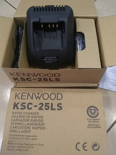 Cargador Original Kenwood Kcs25ls Inteligente Rápido