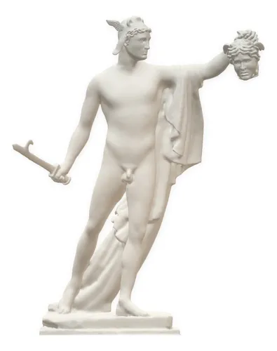 Perseo Con La Cabeza De Medusa, Escultura Deco Impresión 3d
